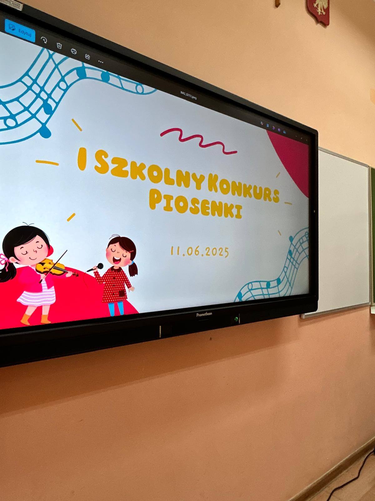 I Szkolny Konkurs Piosenki