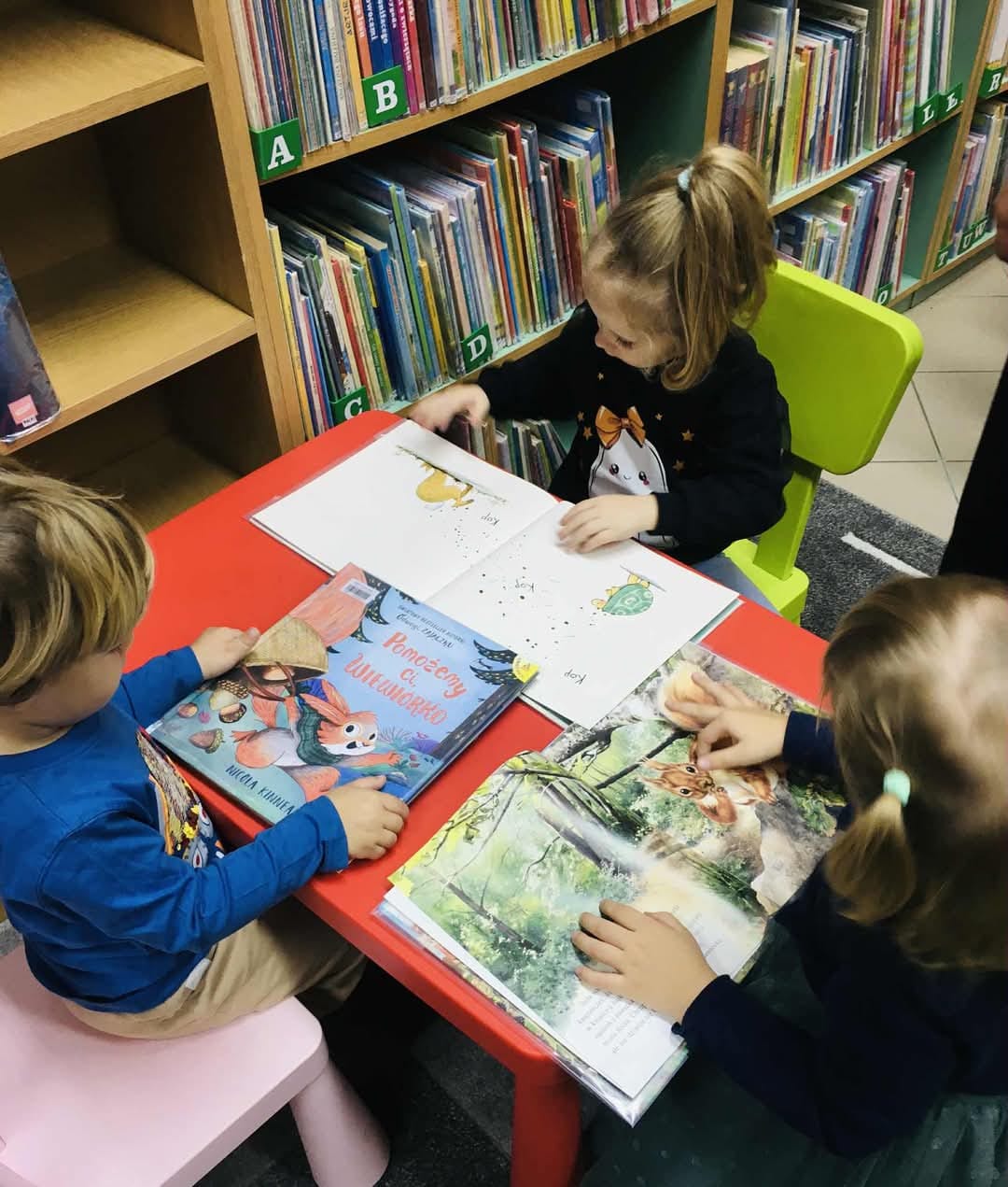 Jesienna wizyta w Bibliotece