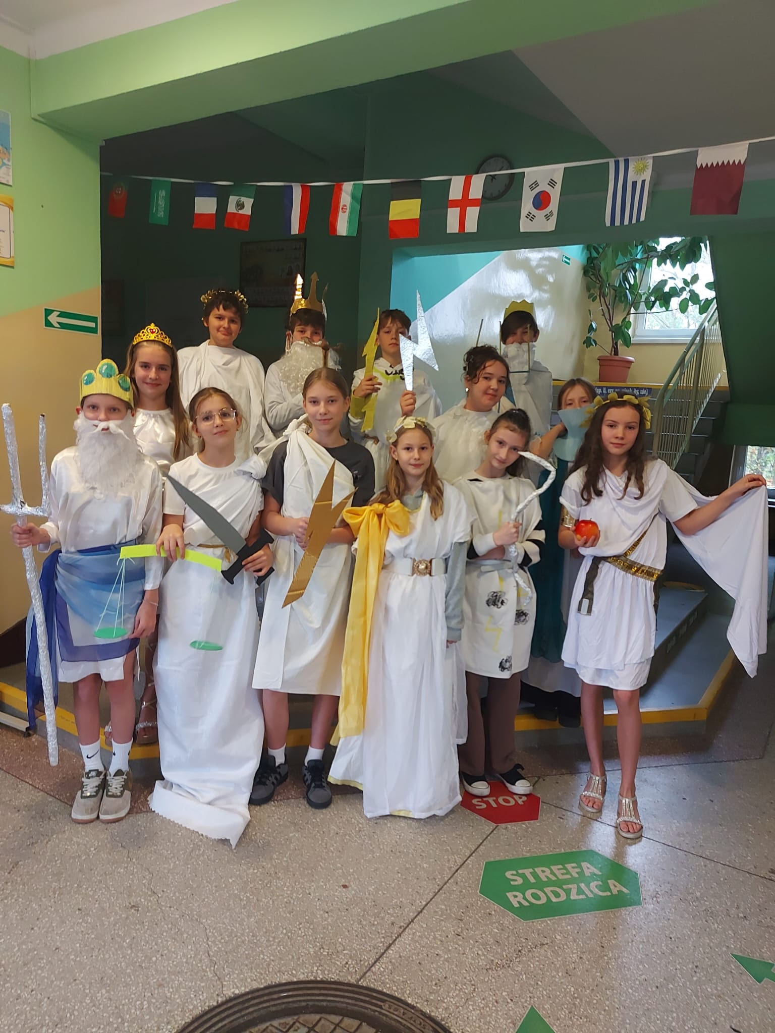 Bogowie olimpijscy – lekcja historii w klasach Va oraz Vb